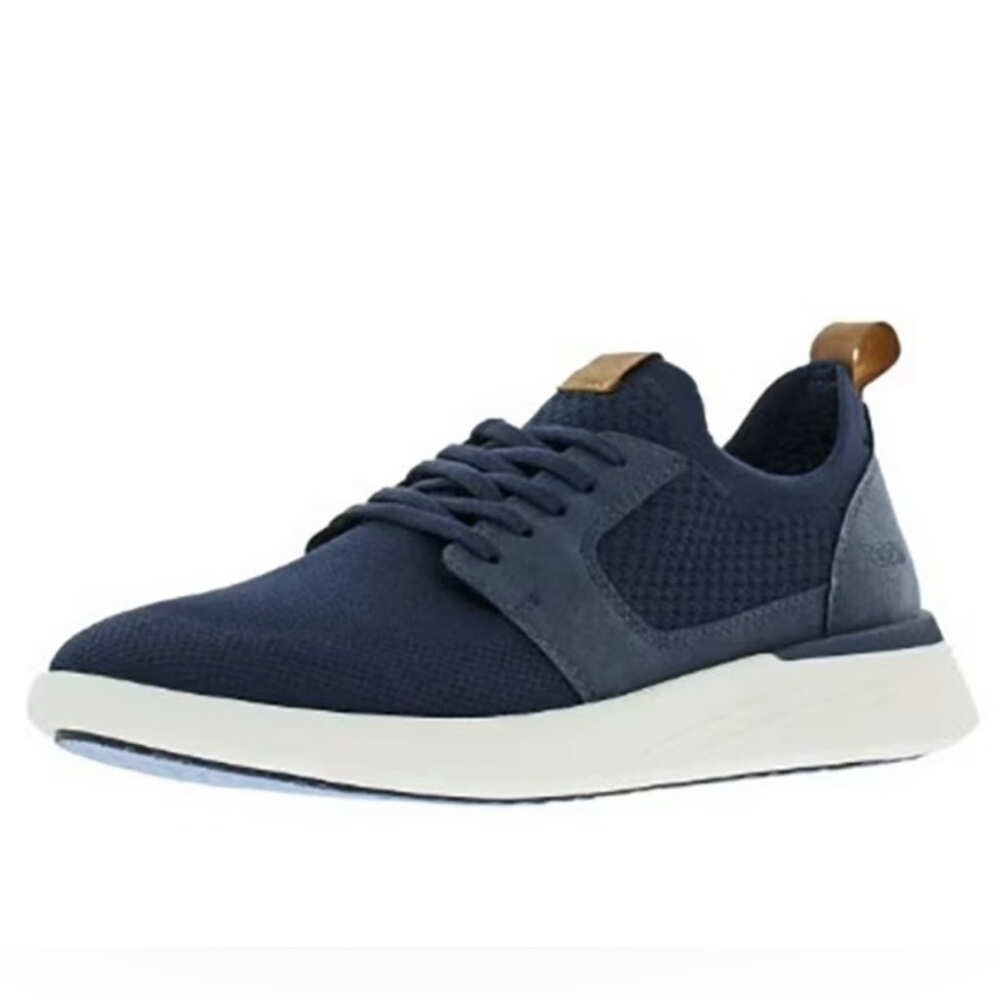 IZOD Bannister Memory Foam Lace up Sneaker Shoes navy blue 13